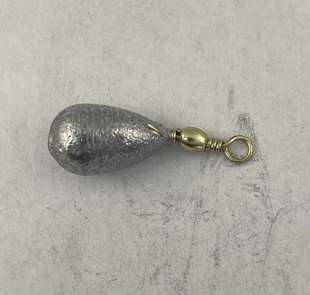 Swiveled Bell Sinkers 1/2 oz. Teardrop Bass Casting Fishing Weights